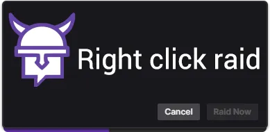 Right click raid banner